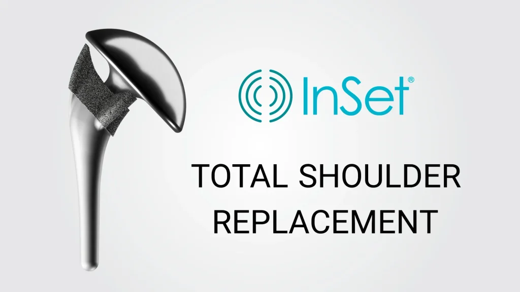 Diagram of total shoulder replacement